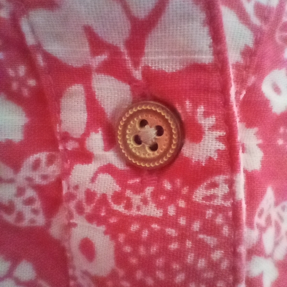 Knox Rose Coral Floral Top Size Medium NWT - Picture 5 of 10